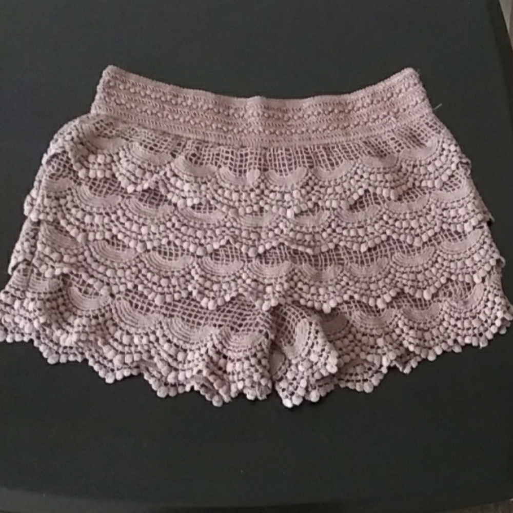 Adorable tan skorts!